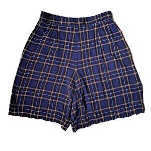 Women's plaid shorts - Vintage 90